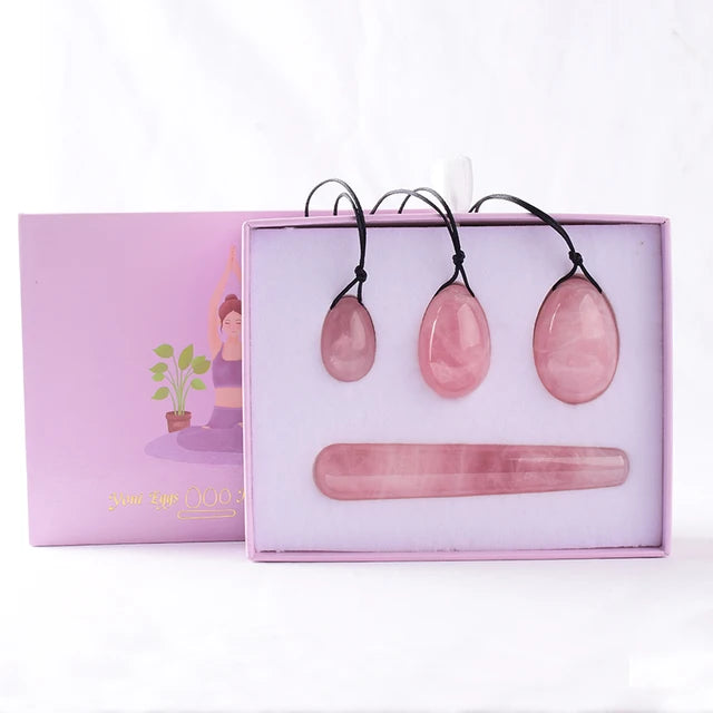 Natural Crystal Yoni Egg Set