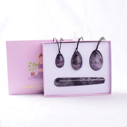 Natural Crystal Yoni Egg Set