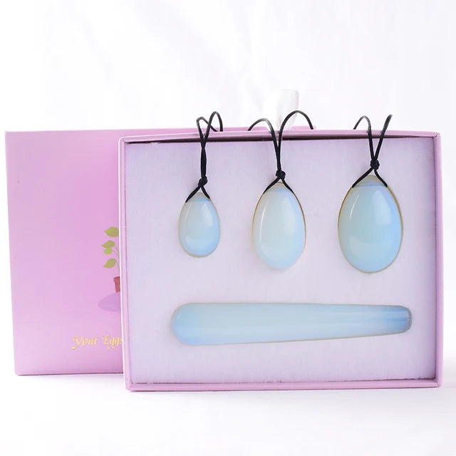 Natural Crystal Yoni Egg Set