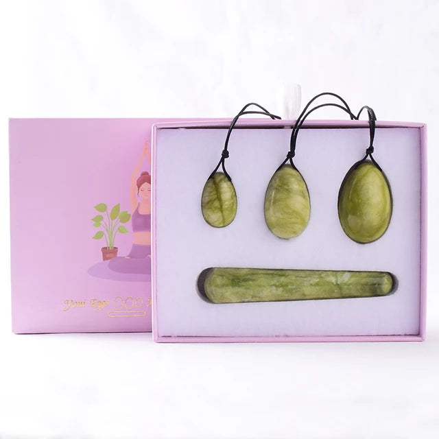 Natural Crystal Yoni Egg Set