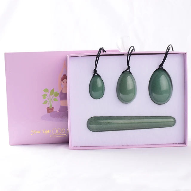 Natural Crystal Yoni Egg Set