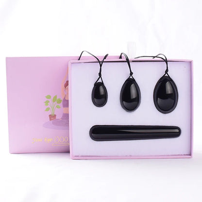 Natural Crystal Yoni Egg Set