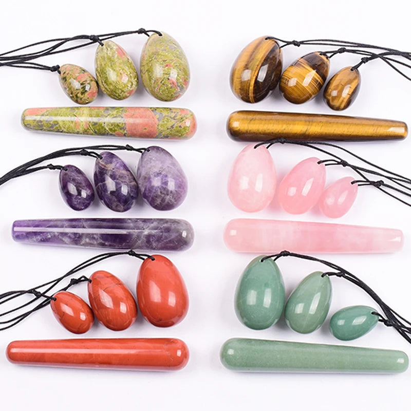 Natural Crystal Yoni Egg Set