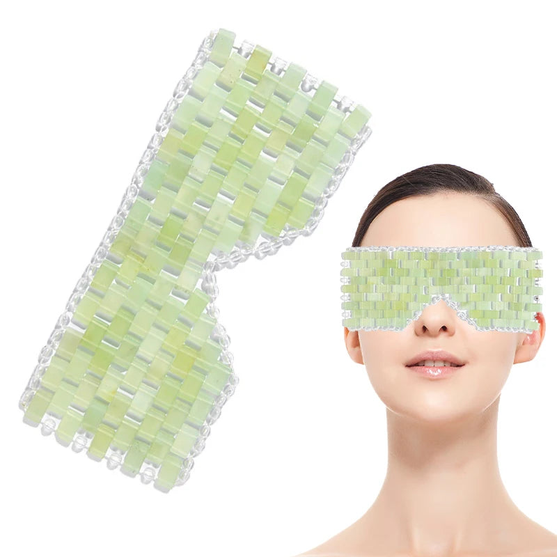 Jade Eye Rest Mask - Natural Crystal Therapy