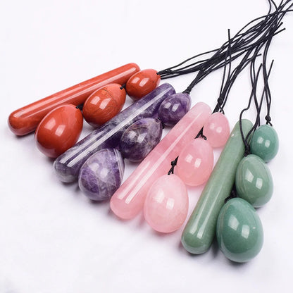 Natural Crystal Yoni Egg Set