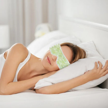 Jade Eye Rest Mask - Natural Crystal Therapy